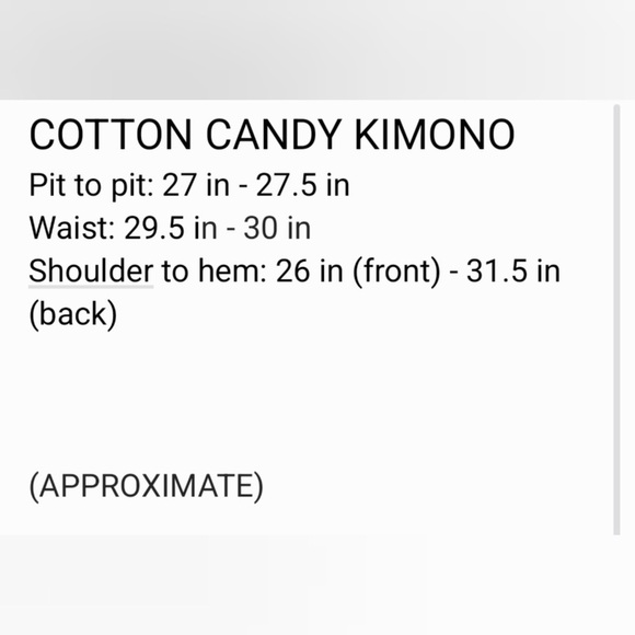 COTTON CANDY Floral Paisley Kimono, Vibrant Colors, Oversized Fit, XL XXL - Picture 12 of 12